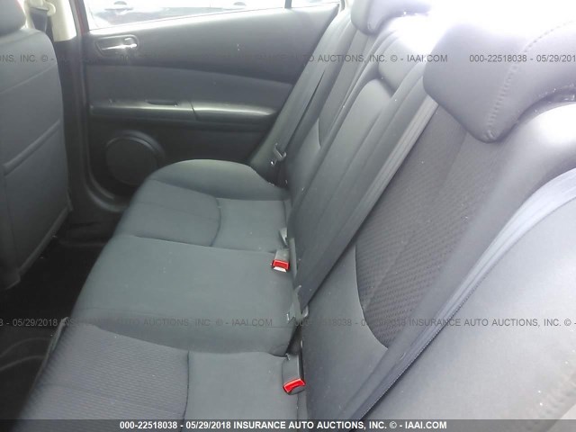 1YVHZ8DH6C5M31421 - 2012 MAZDA 6 I RED photo 8