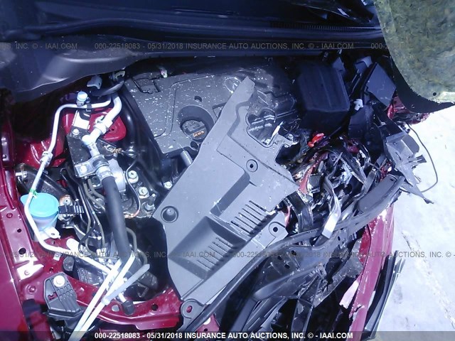 19UDE2F36JA005846 - 2018 ACURA ILX WATCH PLUS RED photo 10