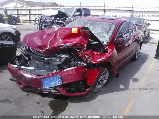 19UDE2F36JA005846 - 2018 ACURA ILX WATCH PLUS RED photo 2