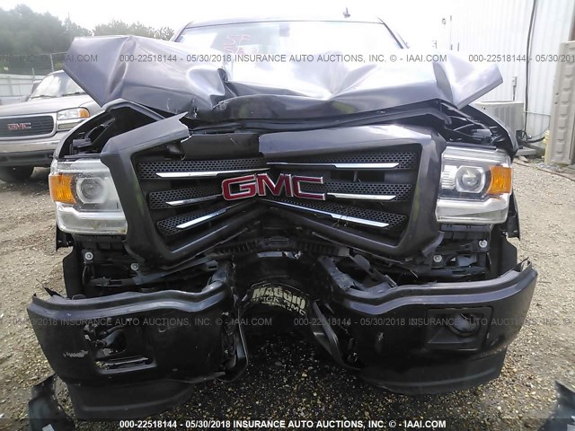 3GTU2VEC5EG251398 - 2014 GMC SIERRA K1500 SLT GRAY photo 6