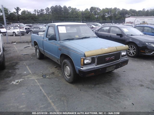 1GTBS14E9H2513262 - 1987 GMC S TRUCK S15 Light Blue photo 1