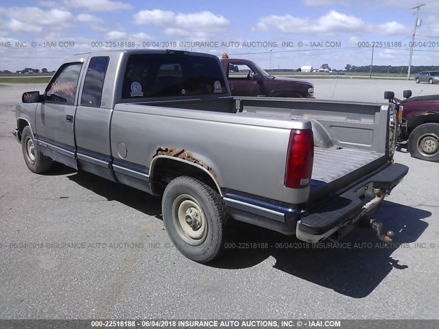 1GCFC29RXWE104800 - 1998 CHEVROLET GMT-400 C2500 BEIGE photo 3