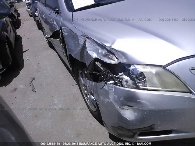 4T1BE46K59U368136 - 2009 TOYOTA CAMRY SE/LE/XLE SILVER photo 6