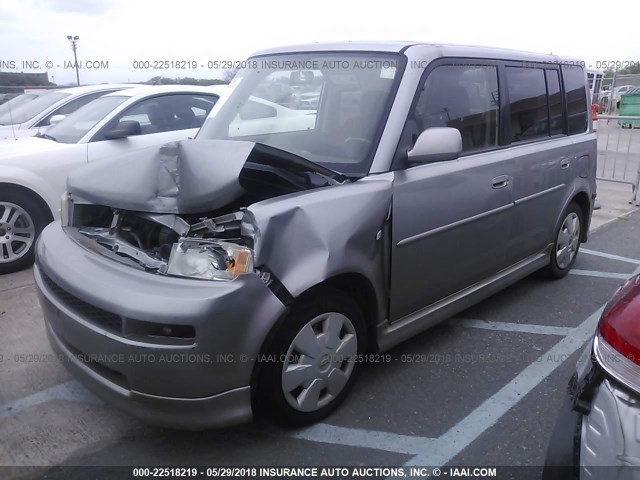 JTLKT324764046464 - 2006 TOYOTA SCION XB ვერცხლისფერი ფოტო 2