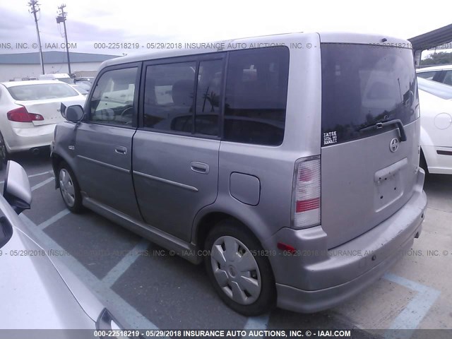 JTLKT324764046464 - 2006 TOYOTA SCION XB ვერცხლისფერი ფოტო 3