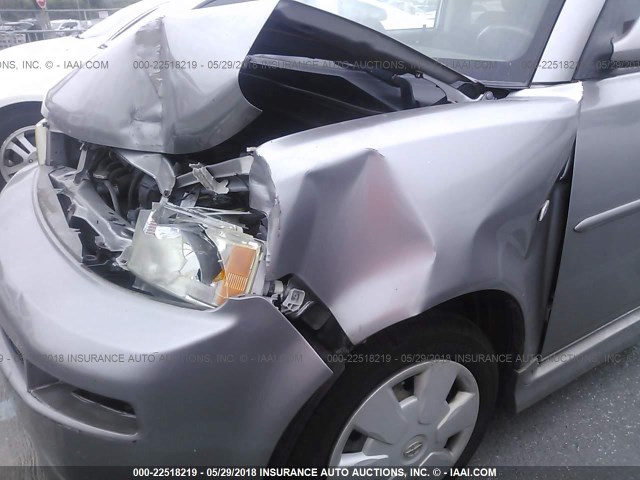 JTLKT324764046464 - 2006 TOYOTA SCION XB ვერცხლისფერი ფოტო 6