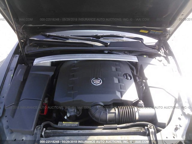 1G6DL5EG7A0105246 - 2010 CADILLAC CTS PERFORMANCE COLLECTION Серый фото 10