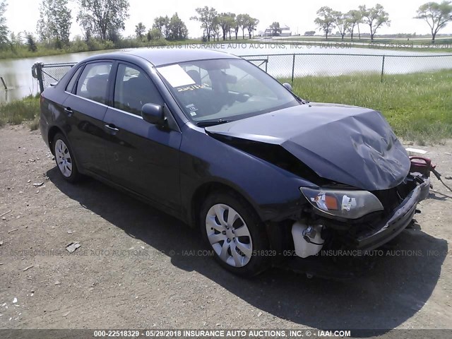 JF1GE6A68AH516105 - 2010 SUBARU IMPREZA 2.5I GRAY photo 1