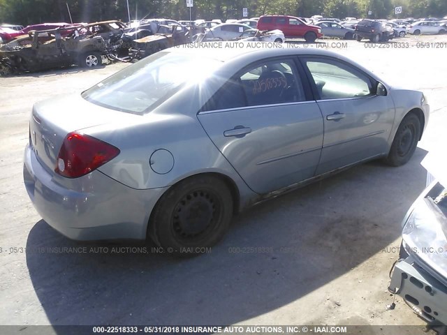 1G2ZF58BX74163948 - 2007 PONTIAC G6 VALUE LEADER/BASE GRAY photo 4