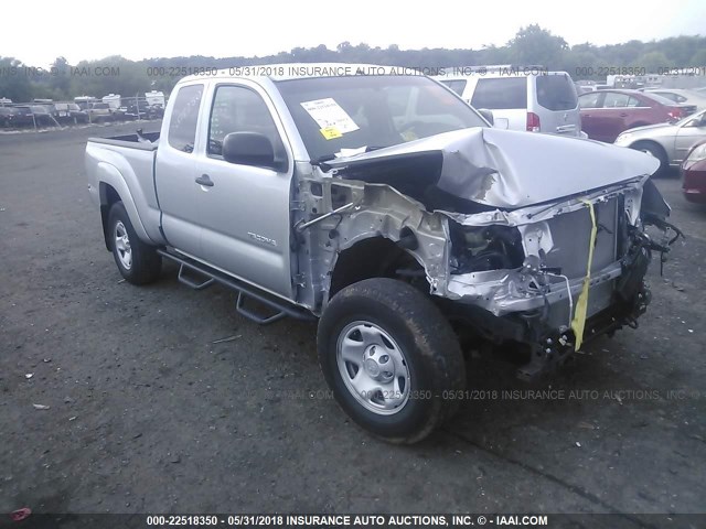 5TFUU4EN4BX011501 - 2011 TOYOTA TACOMA ACCESS CAB SILVER photo 1