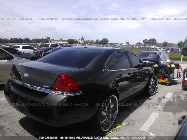 2G1WT58KX81314705 - 2008 CHEVROLET IMPALA LT BROWN photo 4