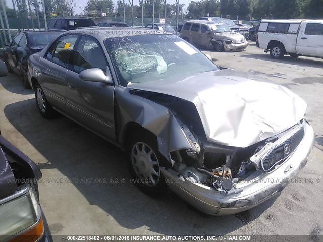 2G4WS52J821287937 - 2002 BUICK CENTURY CUSTOM GOLD photo 1