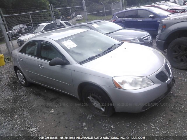 1G2ZF58B974154805 - 2007 PONTIAC G6 VALUE LEADER/BASE SILVER photo 1