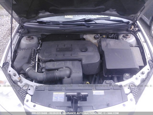 1G2ZF58B974154805 - 2007 PONTIAC G6 VALUE LEADER/BASE SILVER photo 10