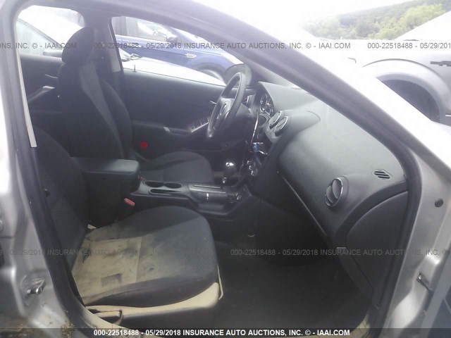 1G2ZF58B974154805 - 2007 PONTIAC G6 VALUE LEADER/BASE SILVER photo 5