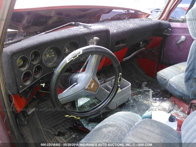 1GCCC14D2BS129548 - 1981 CHEVROLET C10 RED photo 5