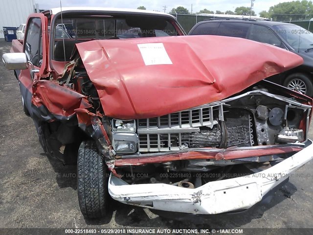 1GCCC14D2BS129548 - 1981 CHEVROLET C10 RED photo 6