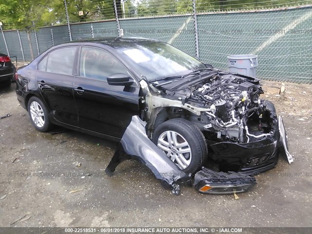 3VWLA7AJ1FM234287 - 2015 VOLKSWAGEN JETTA TDI BLACK photo 1