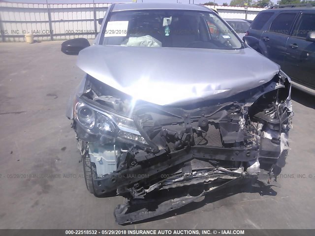 2T3ZFREV7EW099613 - 2014 TOYOTA RAV4 LE SILVER photo 6