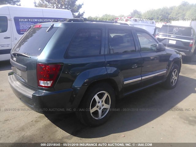 1J4HR48N55C702413 - 2005 JEEP GRAND CHEROKEE LAREDO/COLUMBIA/FREEDOM 绿色 照片 4