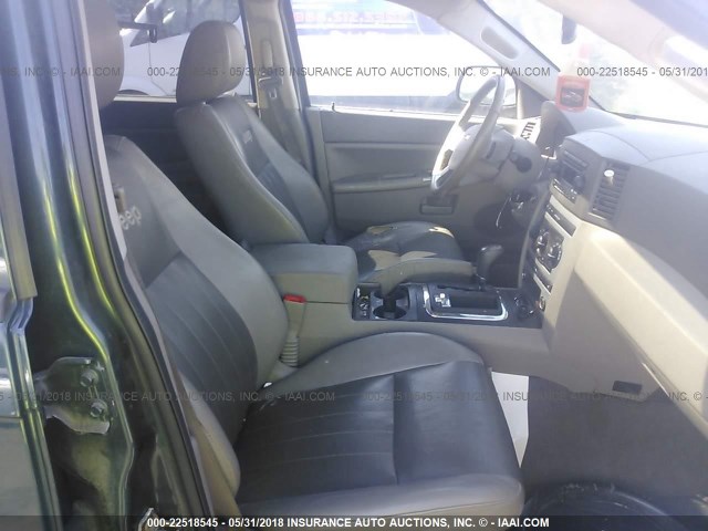 1J4HR48N55C702413 - 2005 JEEP GRAND CHEROKEE LAREDO/COLUMBIA/FREEDOM 绿色 照片 5
