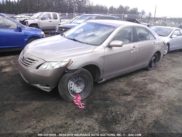 4T1BE46K17U066338 - 2007 TOYOTA CAMRY NEW GENERAT CE/LE/XLE/SE GOLD photo 2