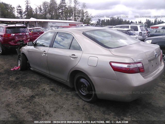 4T1BE46K17U066338 - 2007 TOYOTA CAMRY NEW GENERAT CE/LE/XLE/SE GOLD photo 3
