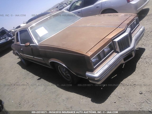 2H37W9P584131 - 1979 PONTIAC GRAND PRIX RED photo 1