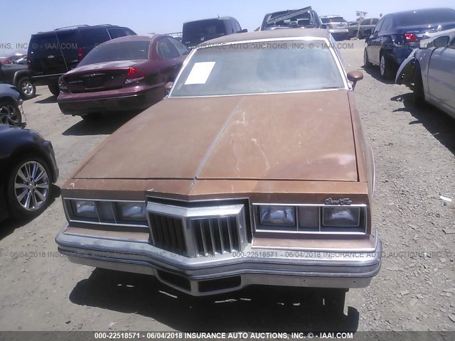 2H37W9P584131 - 1979 PONTIAC GRAND PRIX RED photo 6