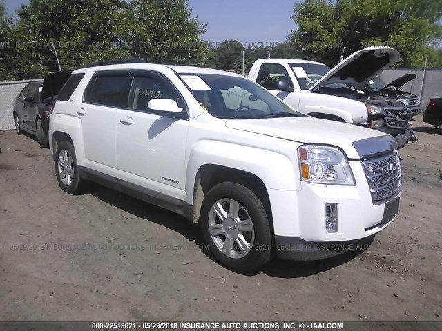 2GKFLWEK3E6293796 - 2014 GMC TERRAIN SLE WHITE photo 1