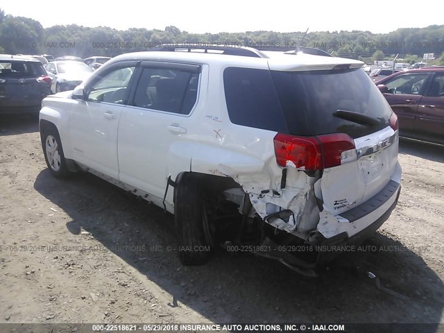 2GKFLWEK3E6293796 - 2014 GMC TERRAIN SLE WHITE photo 3