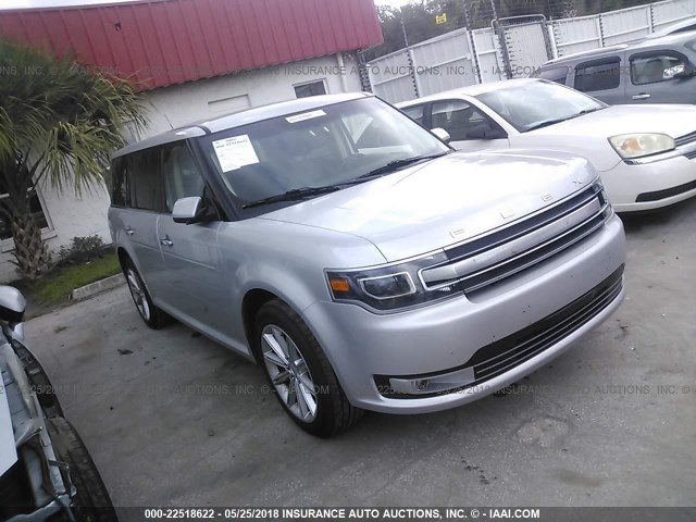 2FMGK5D84JBA07275 - 2018 FORD FLEX LIMITED SILVER photo 1