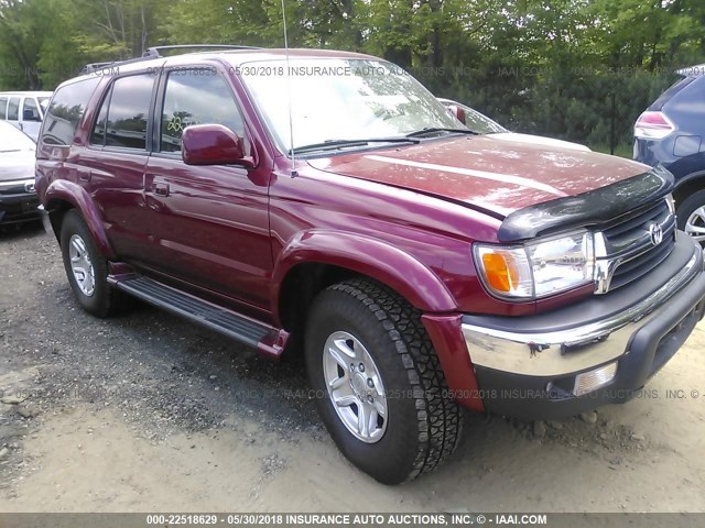 JT3HN86R220375534 - 2002 TOYOTA 4RUNNER SR5 RED photo 1