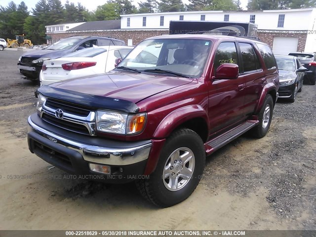 JT3HN86R220375534 - 2002 TOYOTA 4RUNNER SR5 RED photo 2