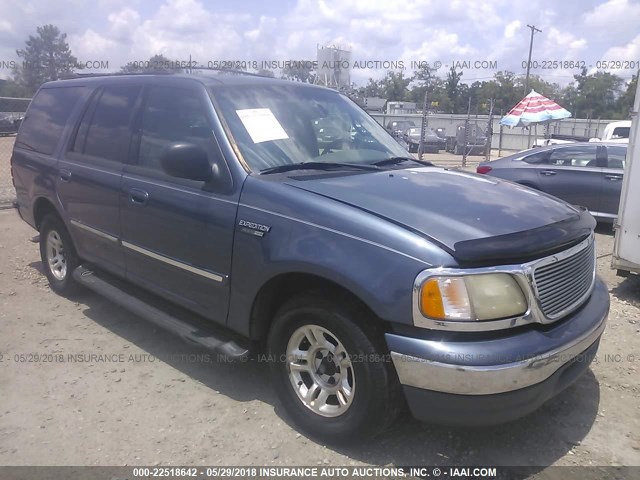 1FMRU1561YLB82750 - 2000 FORD EXPEDITION XLT ლურჯი ფოტო 1