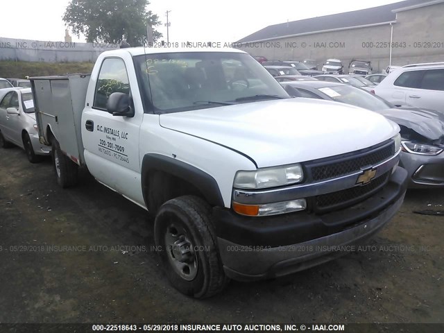 1GBHC24U11E246678 - 2001 CHEVROLET SILVERADO C2500 HEAVY DUTY WHITE photo 1