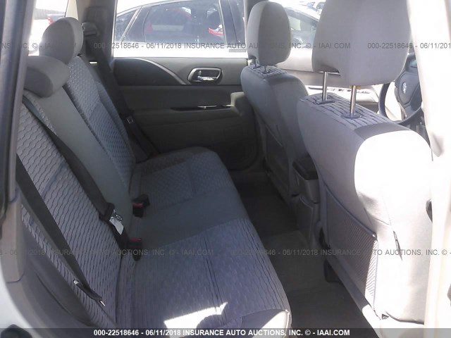 JF1SG65675H733956 - 2005 SUBARU FORESTER 2.5XS თეთრი ფოტო 8