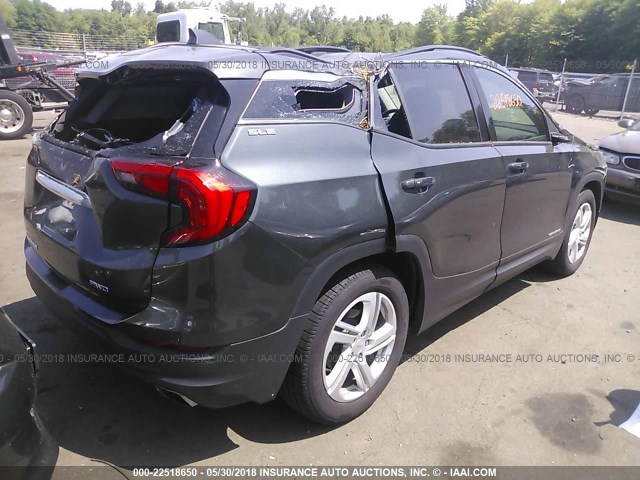 3GKALTEX6JL145054 - 2018 GMC TERRAIN SLE GRAY photo 4