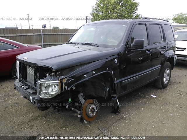 1J4PN2GK4BW556809 - 2011 JEEP LIBERTY SPORT 黑色 照片 2