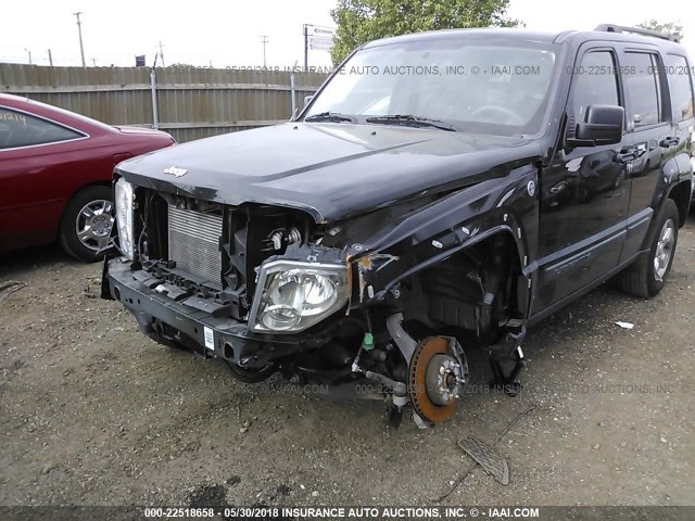 1J4PN2GK4BW556809 - 2011 JEEP LIBERTY SPORT BLACK photo 6