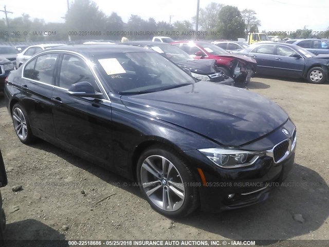 WBA8D9G50JNU69930 - 2018 BMW 330 XI 黑色 照片 1
