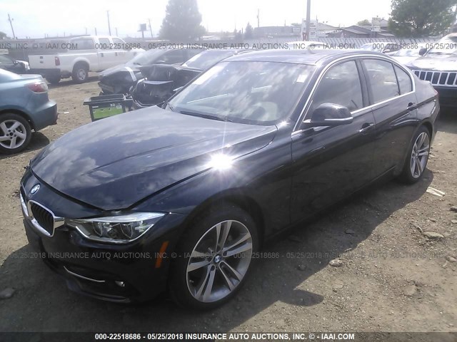 WBA8D9G50JNU69930 - 2018 BMW 330 XI 黑色 照片 2