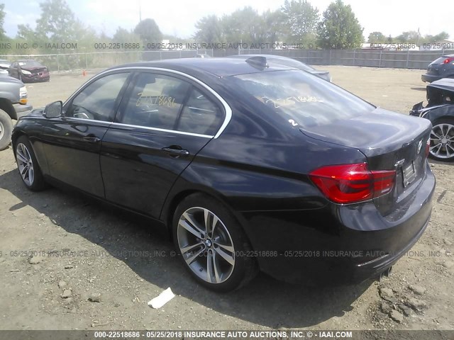 WBA8D9G50JNU69930 - 2018 BMW 330 XI 黑色 照片 3