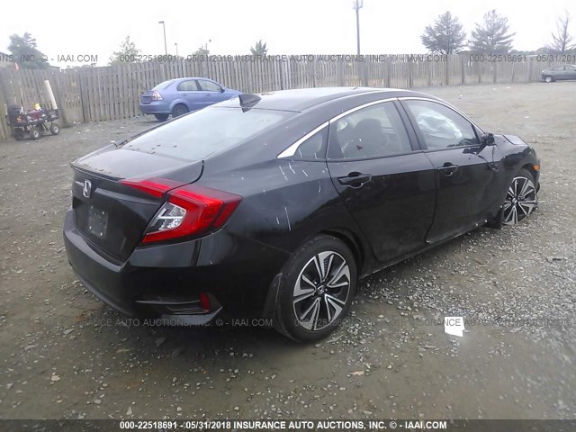 2HGFC1F78JH640452 - 2018 HONDA CIVIC EXL შავი ფოტო 4