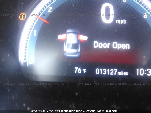 2HGFC1F78JH640452 - 2018 HONDA CIVIC EXL შავი ფოტო 7