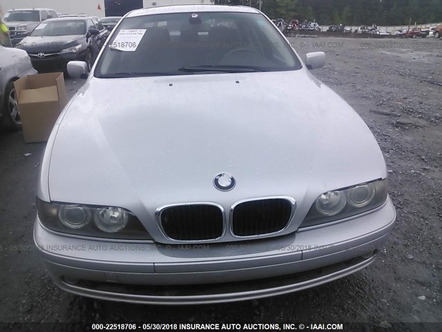 WBADT43483G032881 - 2003 BMW 525 I AUTOMATIC SILVER photo 6