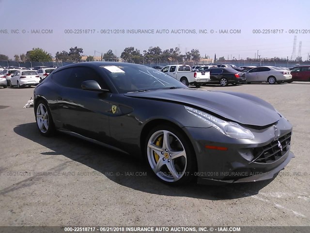 ZFF73SKA3E0201603 - 2014 FERRARI FF GRAY photo 1