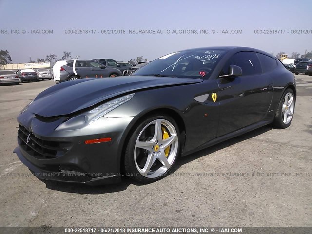 ZFF73SKA3E0201603 - 2014 FERRARI FF GRAY photo 2