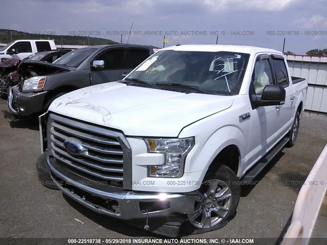 1FTEW1CF3HKC42341 - 2017 FORD F150 SUPERCREW WHITE photo 2