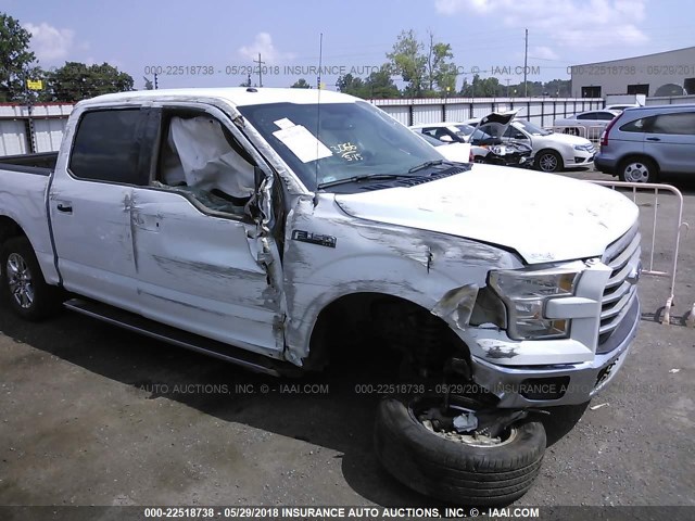 1FTEW1CF3HKC42341 - 2017 FORD F150 SUPERCREW WHITE photo 6